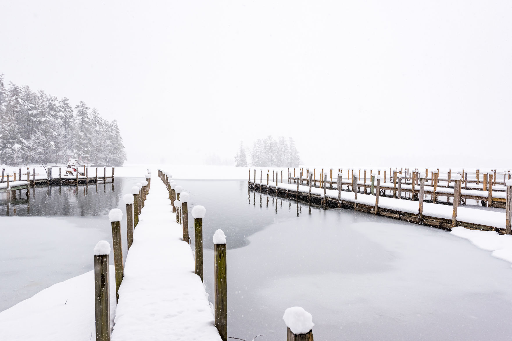 Cloaked in white